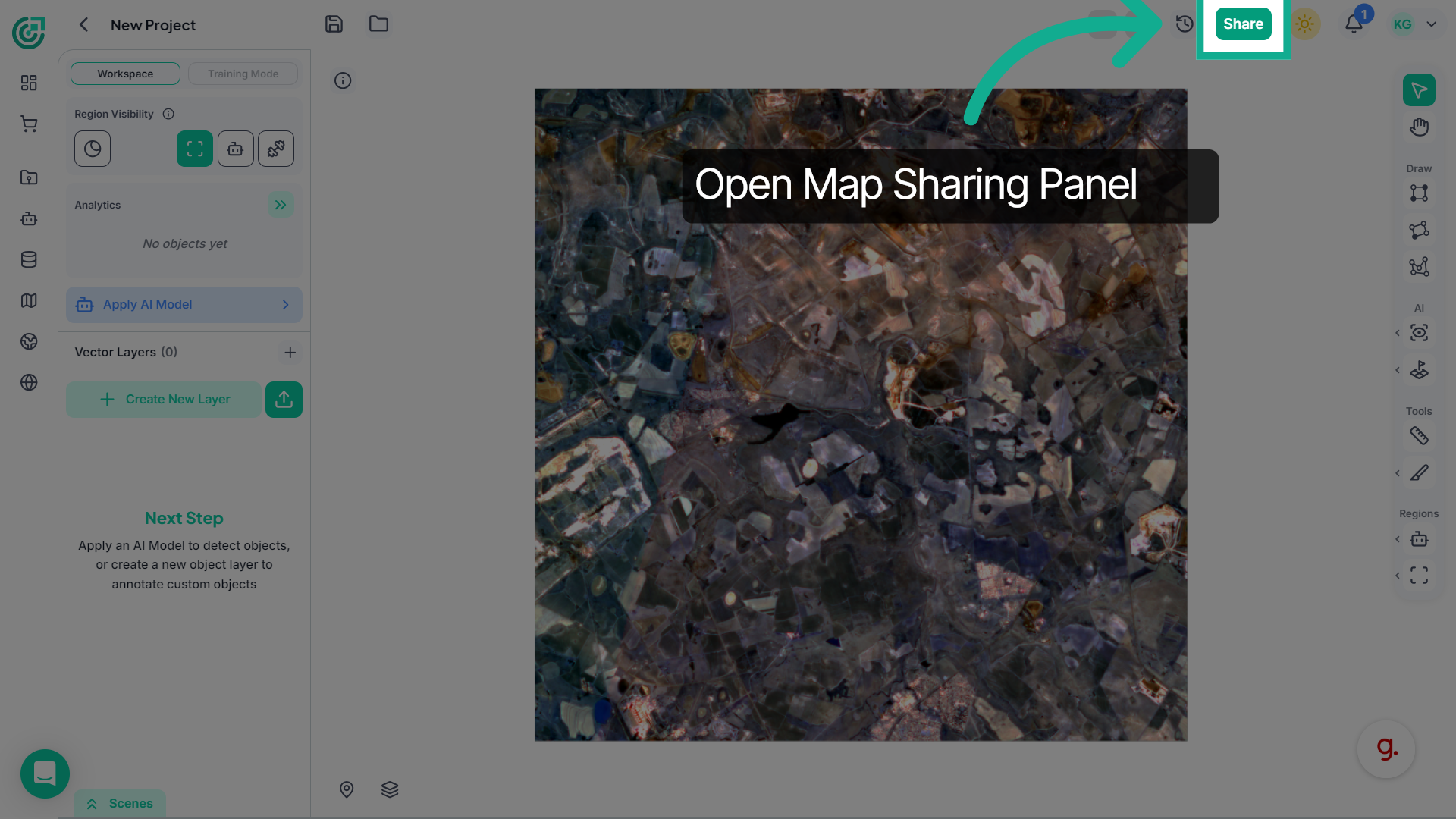 Open Sharing Options