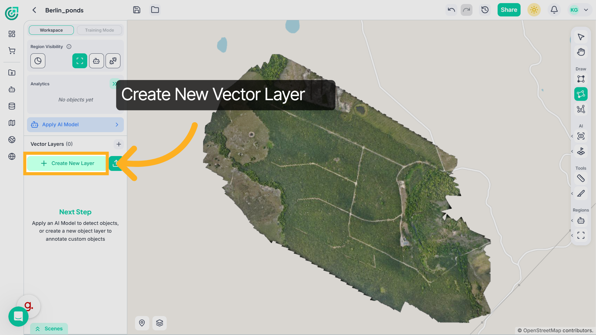 Initiate New Vector Layer
