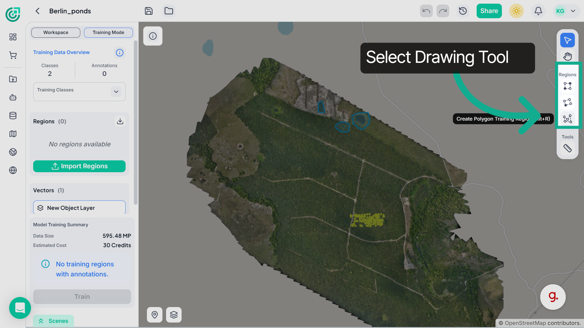 Navigate Workspace Interface