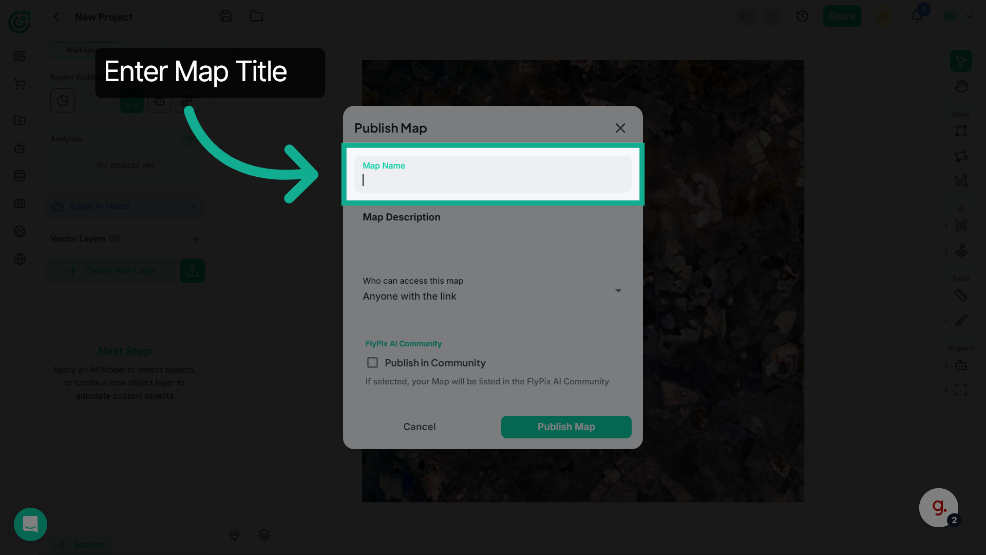 Select Map Name Field