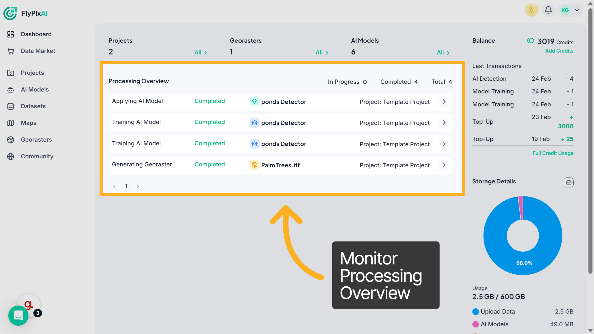 Monitor Processing Overview