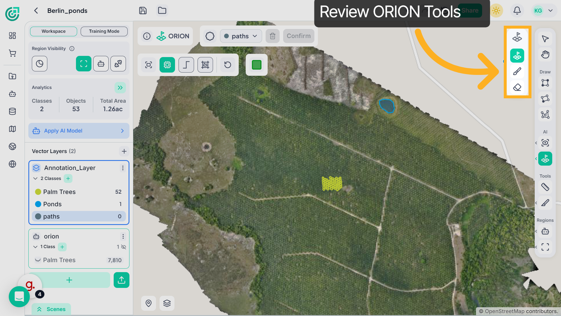 Review ORION Tools