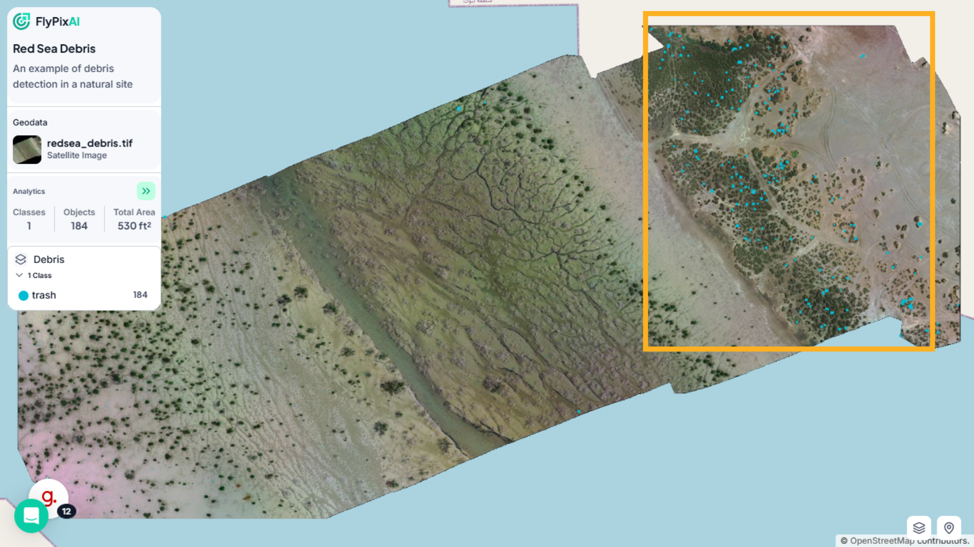 View Detected Objects on Map