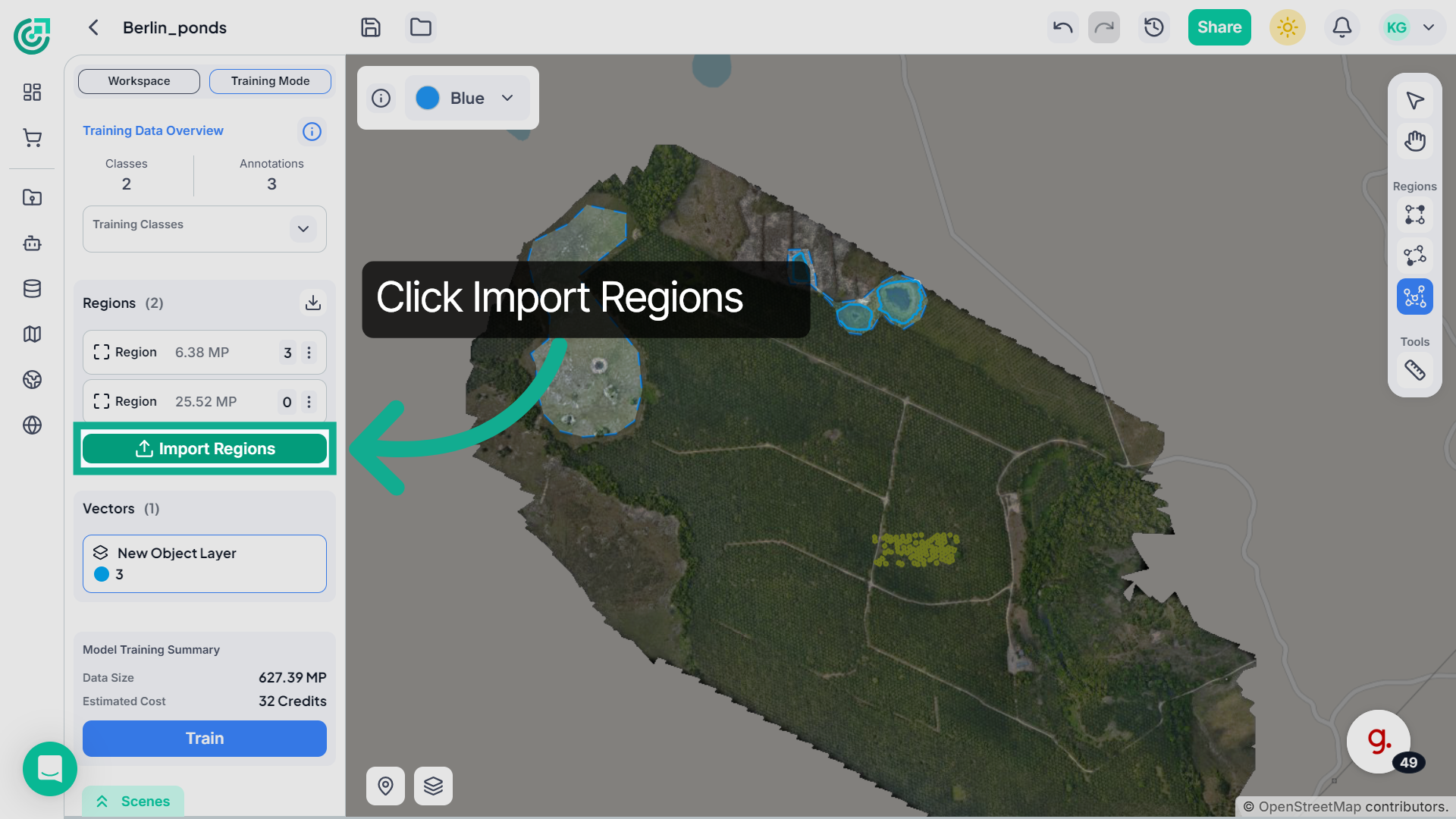 Import Region Data