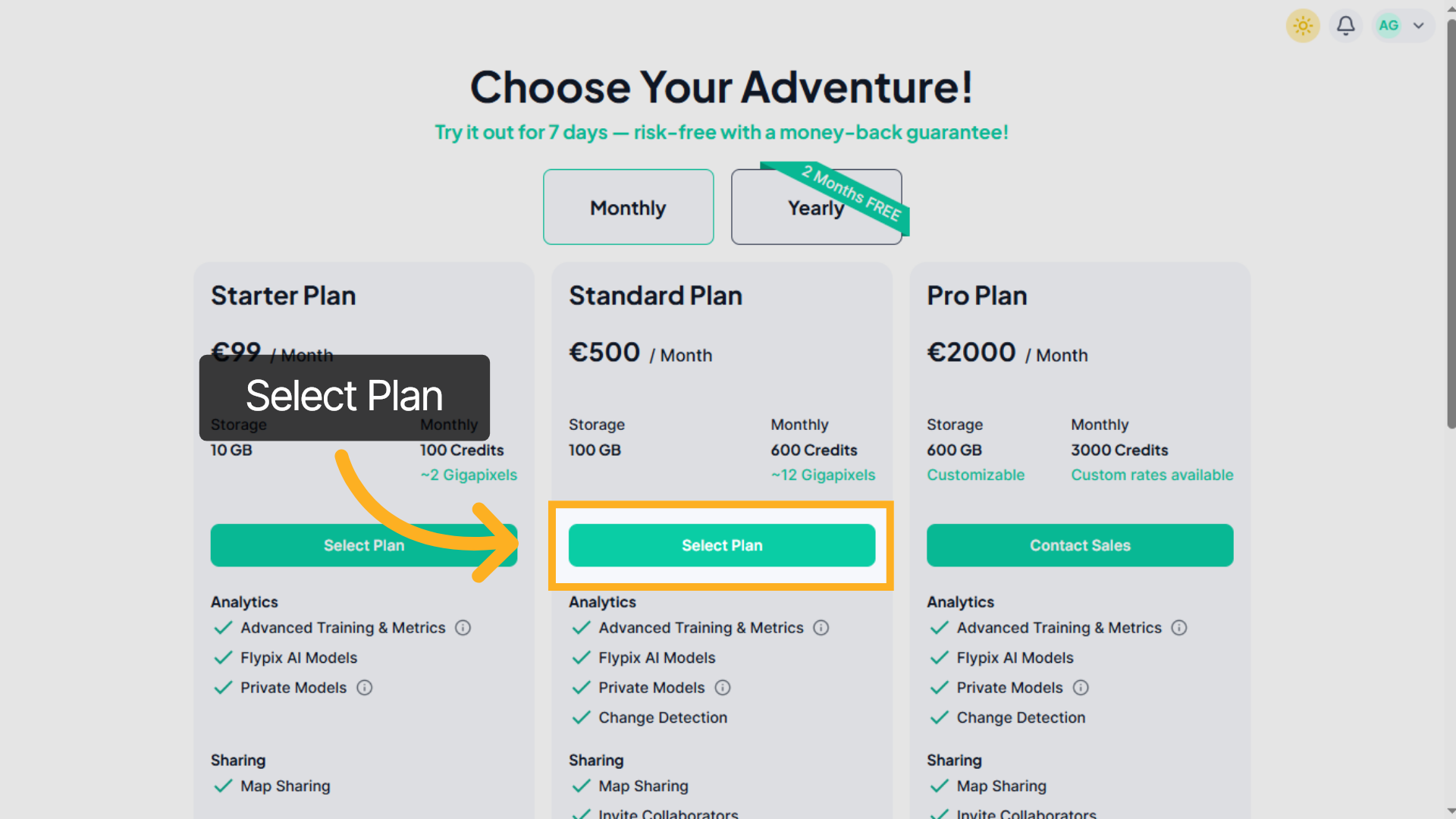 Choose a Plan