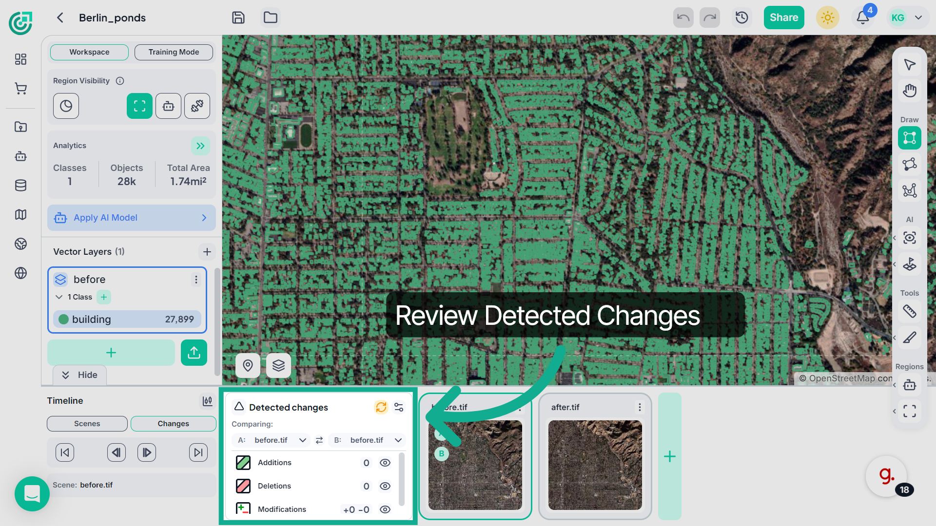 Review Detected Changes
