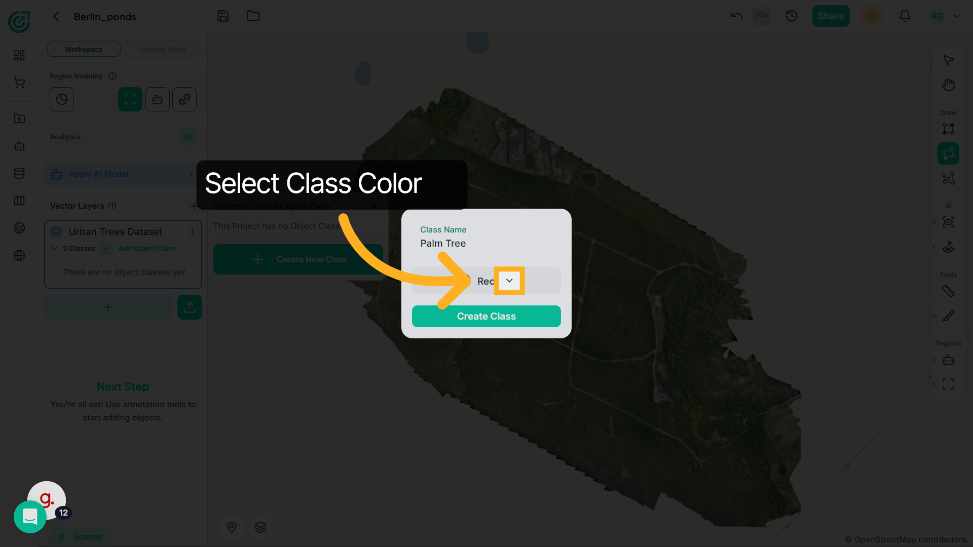 Select Class Color