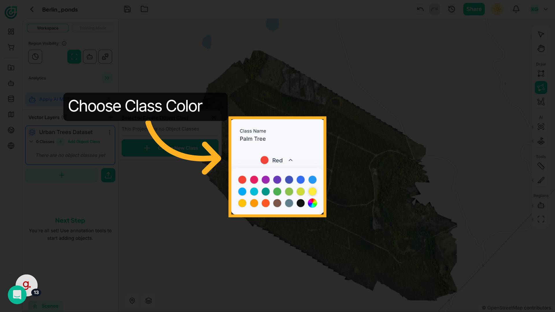 Choose Class Color