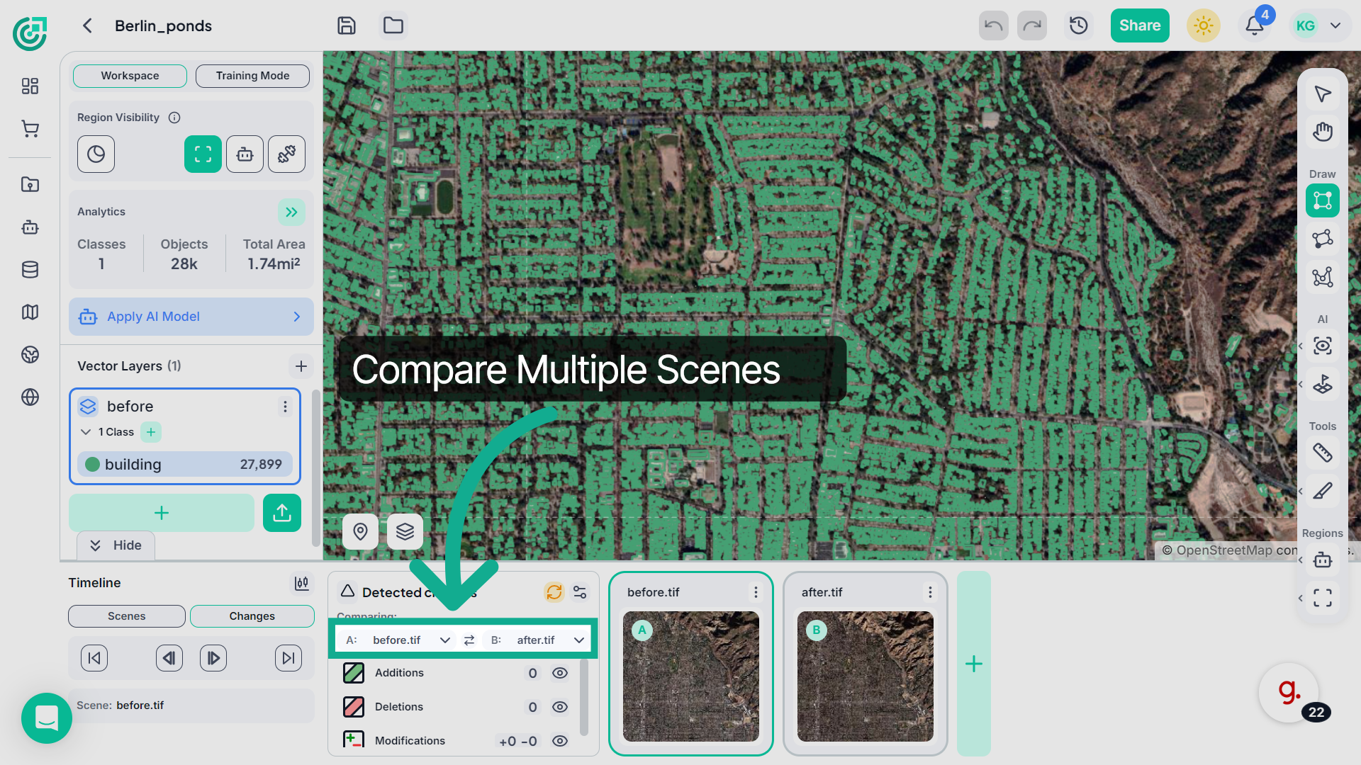 Compare Scenes Between Multiple Files