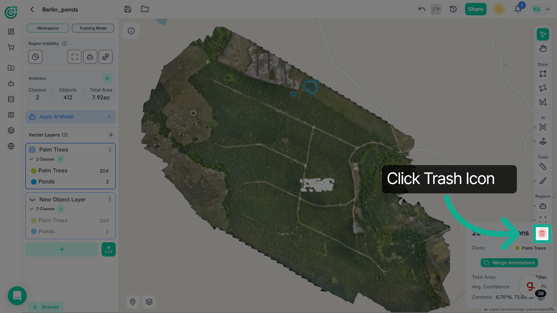Delete Selected Annotations