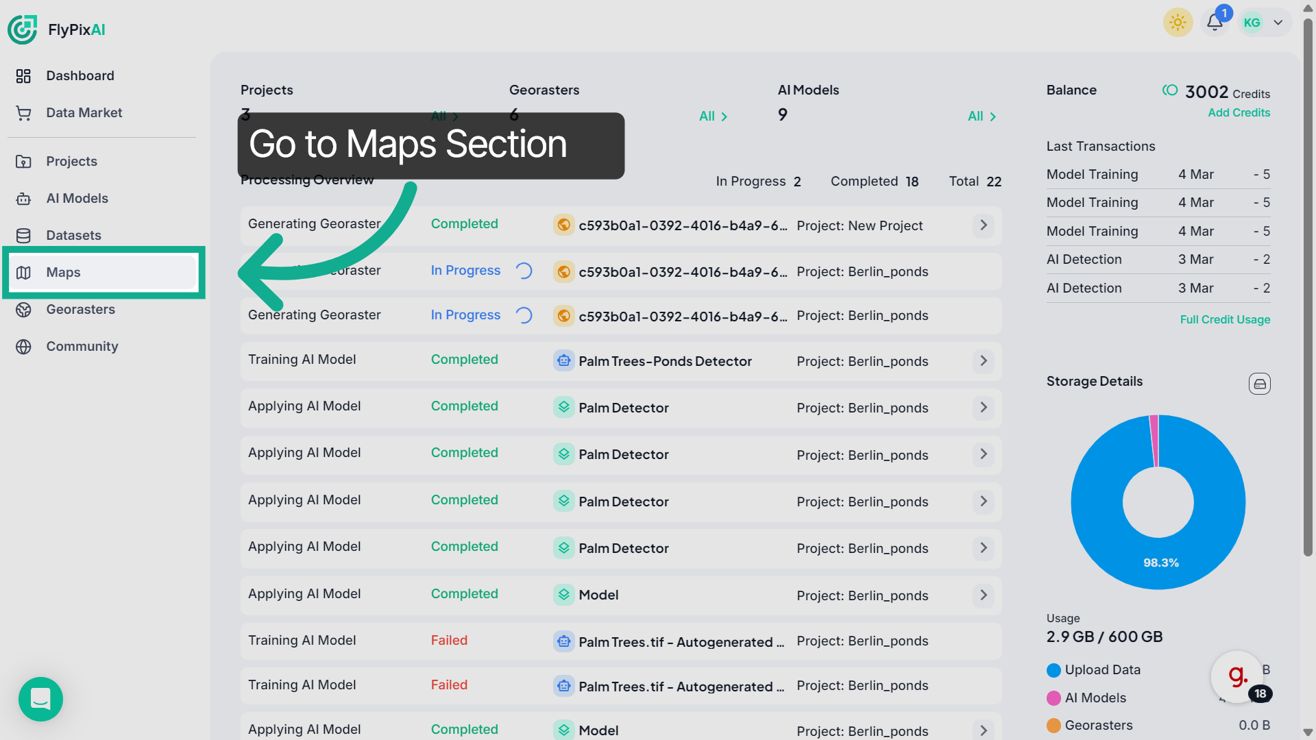 Manage Map in Maps