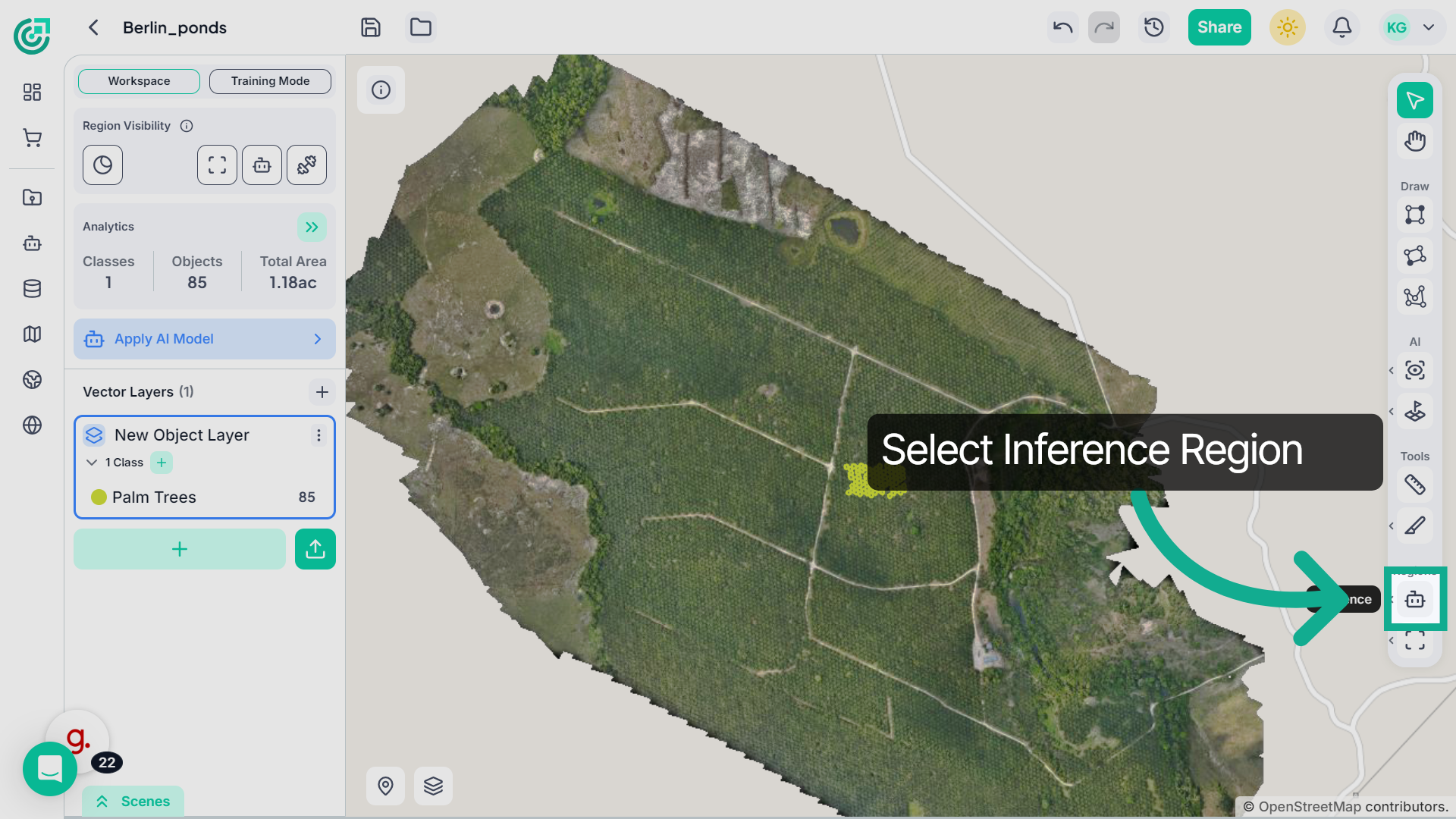 Create an Inference Region