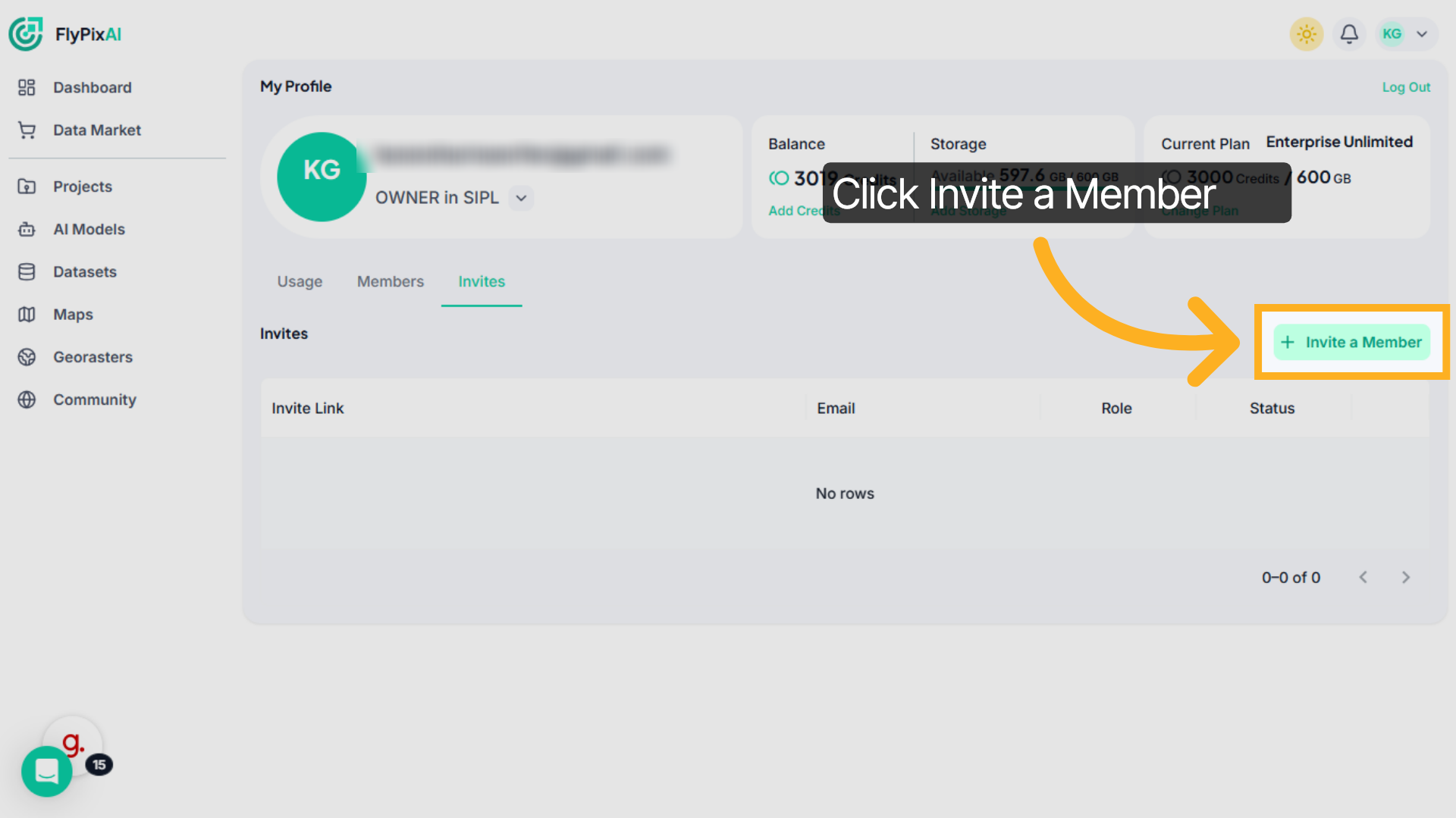 Initiate Member Invitation