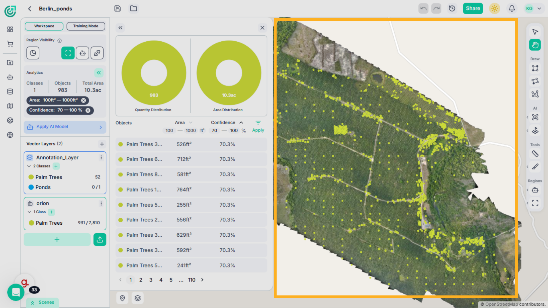 Interact with Filtered Results
