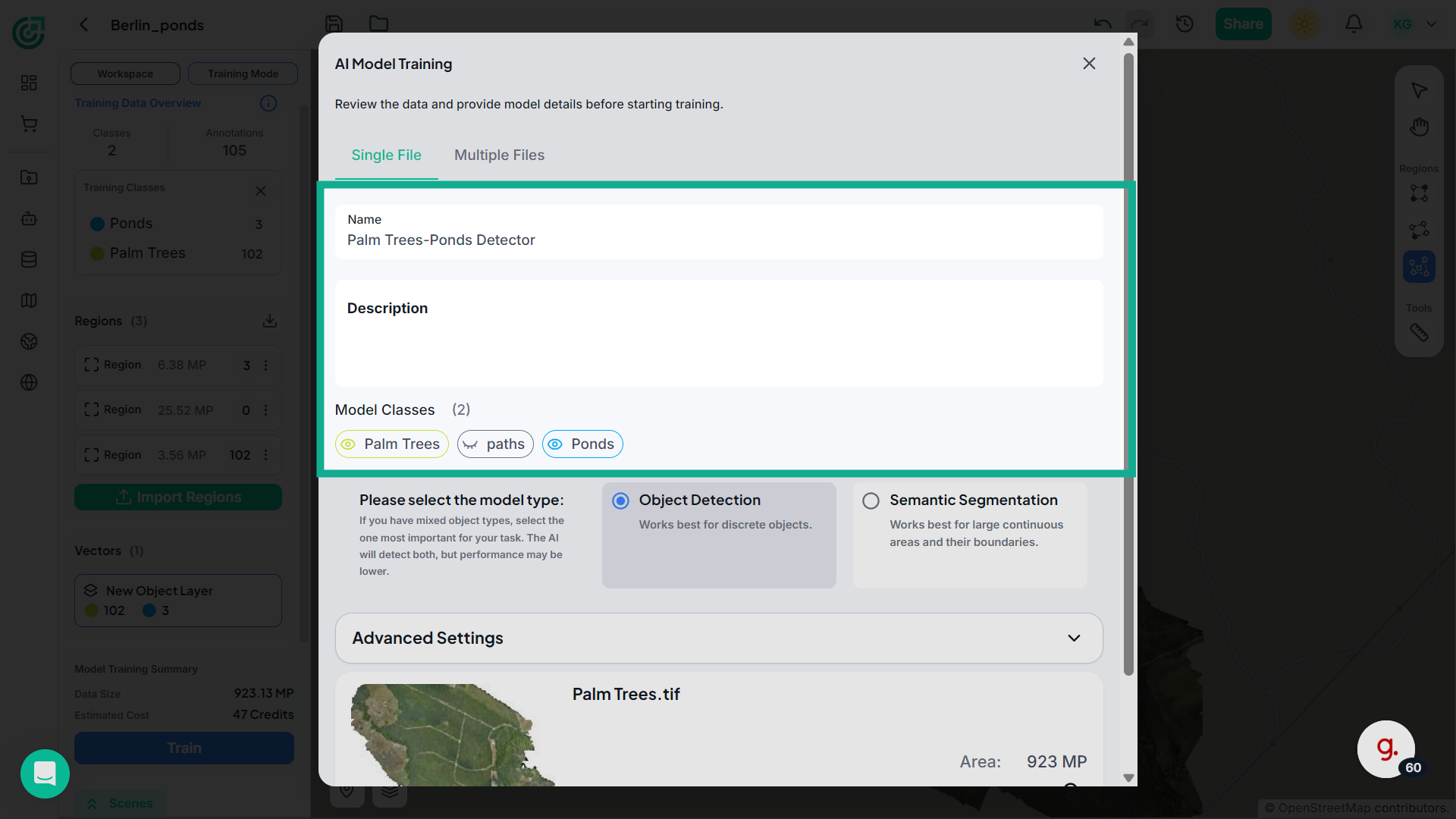 Configure Model Details