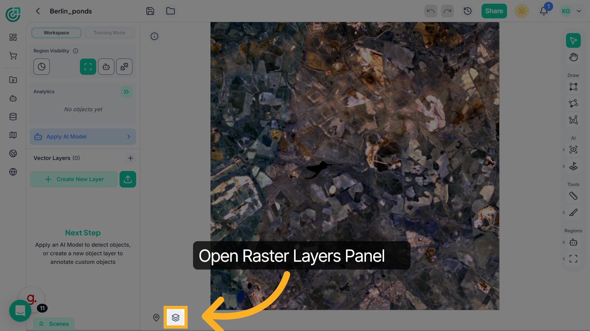 Raster Layers and Band Visualization