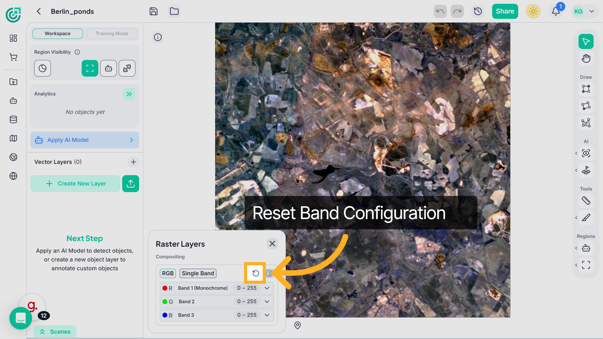 Reset Band Configuration