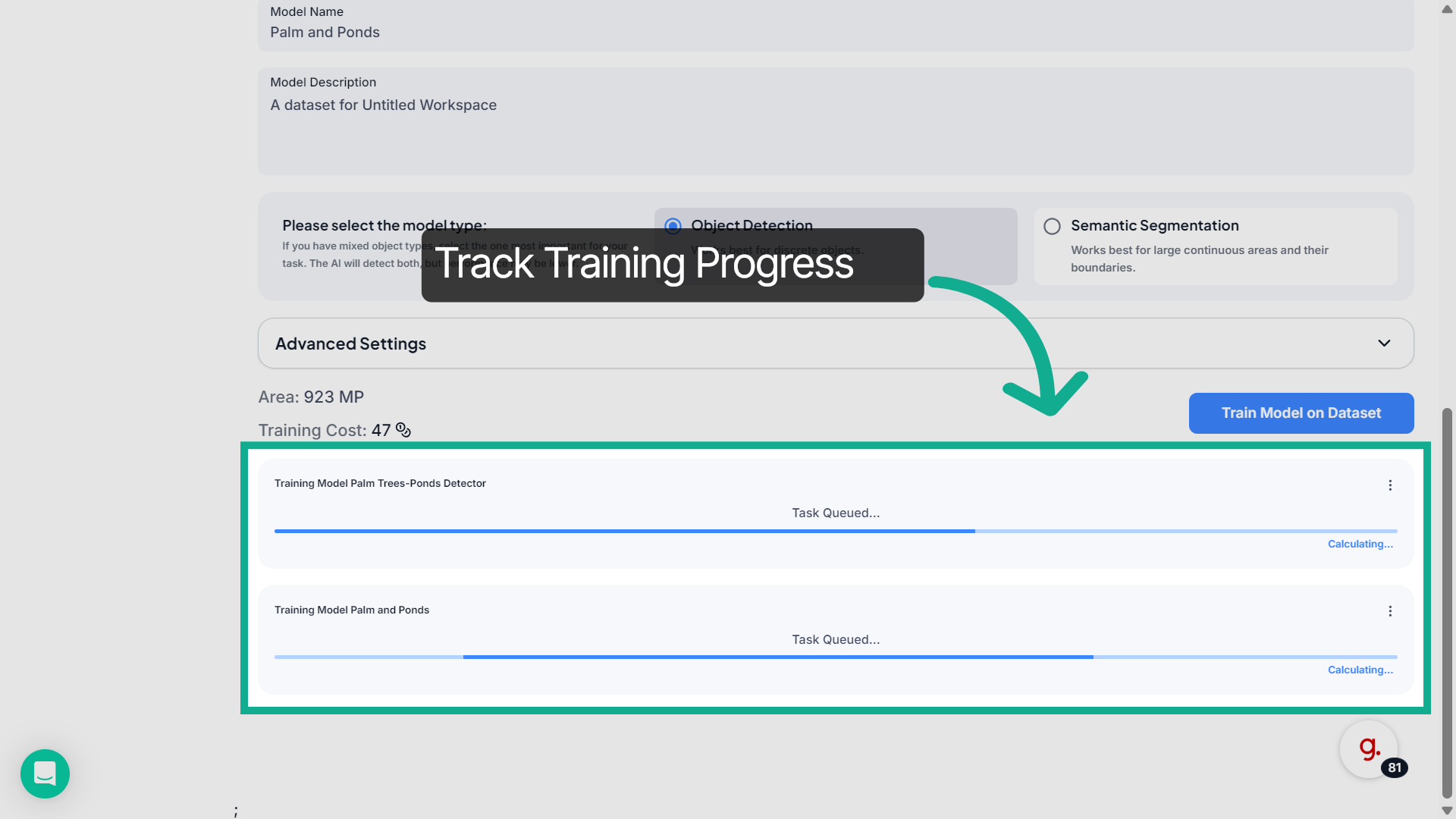 Monitor Training Progress