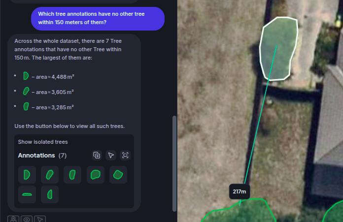 Result: highlight block of isolated tree annotations
