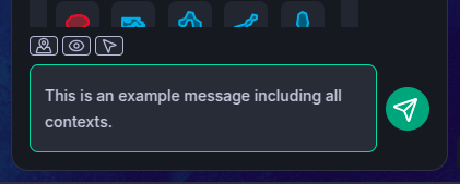 GeoSense message field with contexts