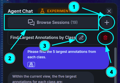 GeoSense chat widget with an active session